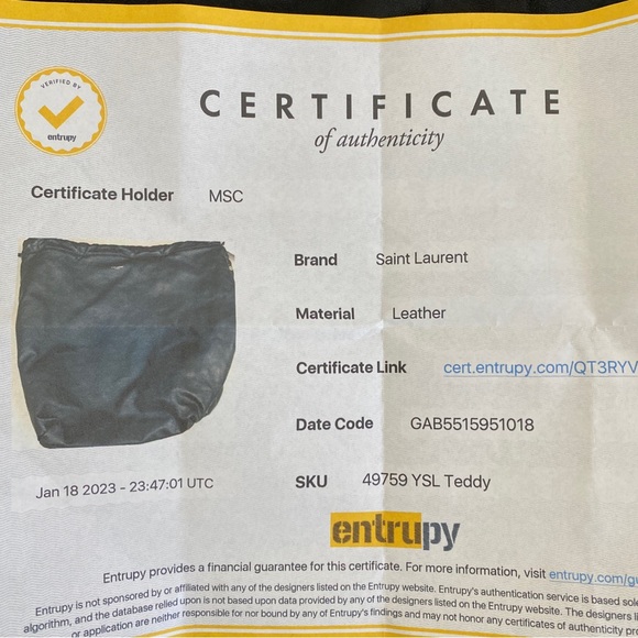 BLACK SAINT LAURENT LARGE TEDDY BUCKET BAG - Picture 15 of 15